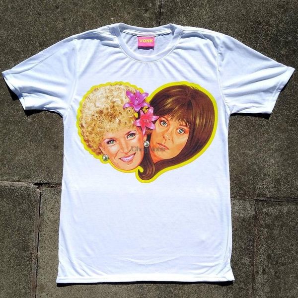 

men's t-shirts kath & kim t shirt, White;black