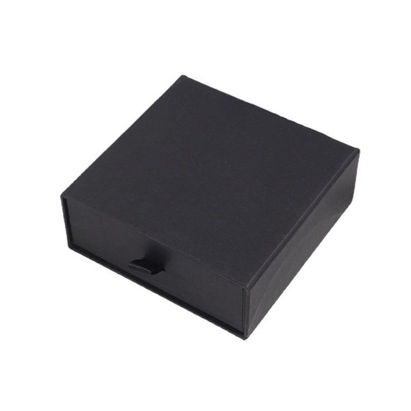 

gift wrap multisize black white kraft paper engagement ring brooch pendant necklace earring bracelet box jewelry display gifts holder