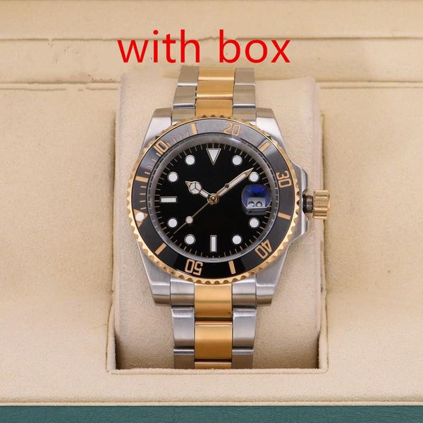 

2021 u1 aaa+ quality ceramic bezel mens watches automatic mechanical 2813 movement watch luminous sapphire waterproof sports self-wind fashi, Slivery;brown