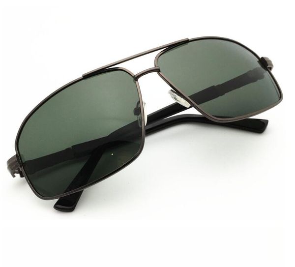 

classic attitude sunglasses for men square frame 2820 sun glasses style uv400 protection black plated fram com eyewear come with box, White;black
