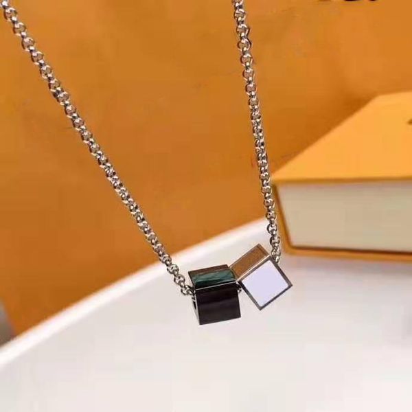

men women necklaces fashion pendant necklaces with letters neck jewelry sell 5 options, Silver