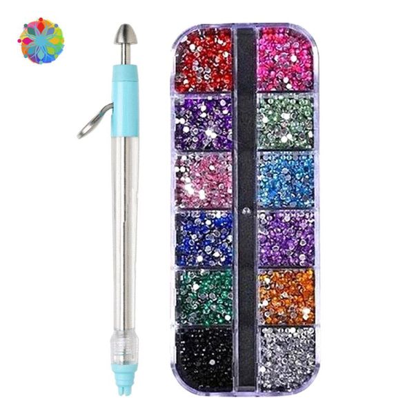 

nail art kits portable rhinestone multi-purpose diamond painting manual point drill pen embroidery tool phone case decoration