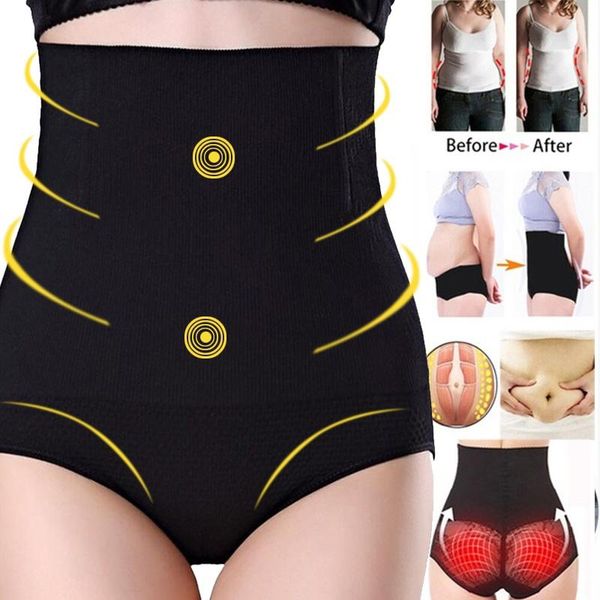 

women's shapers women waist trainer tummy control panties body shaper high shapewear briefs bulifter slimming corset seamless underwear, Black;white