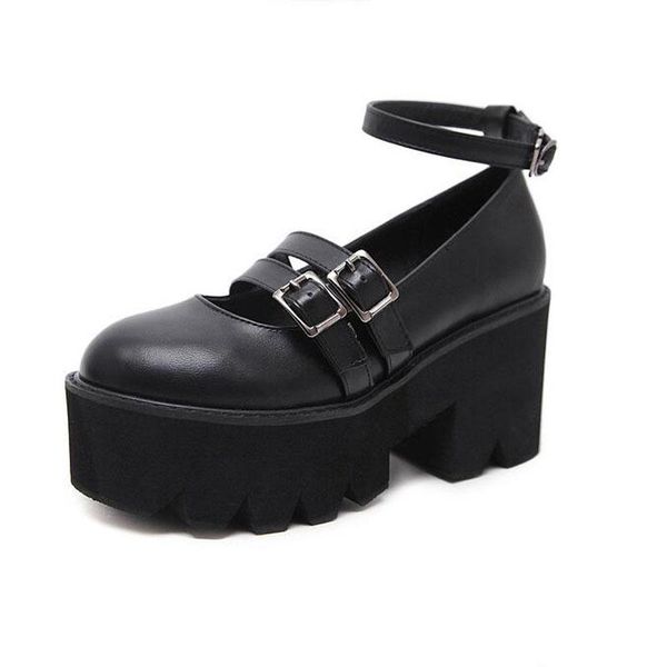 

boots female women shoes autumn british wind genuine leather thick with short motorcycle, Black