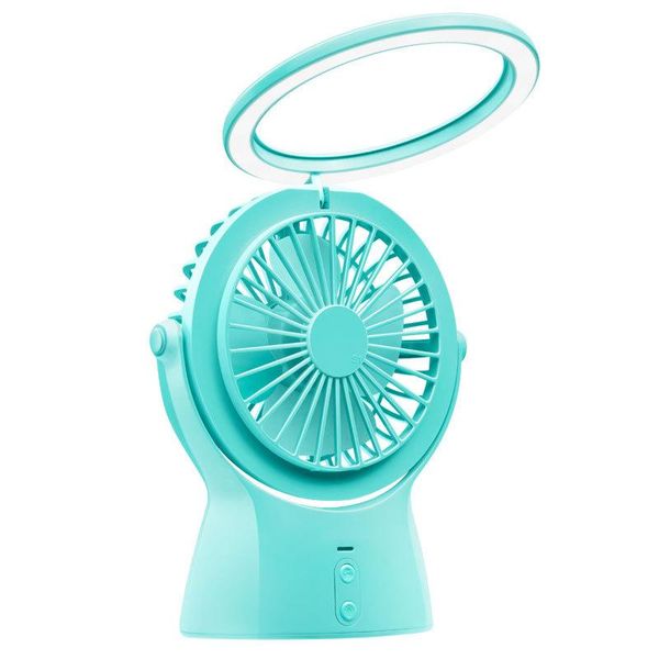 

electric fans portable usb fan with led light 3 speed adjustable cooler mini handy small desk lamp deskcooling for ventilador