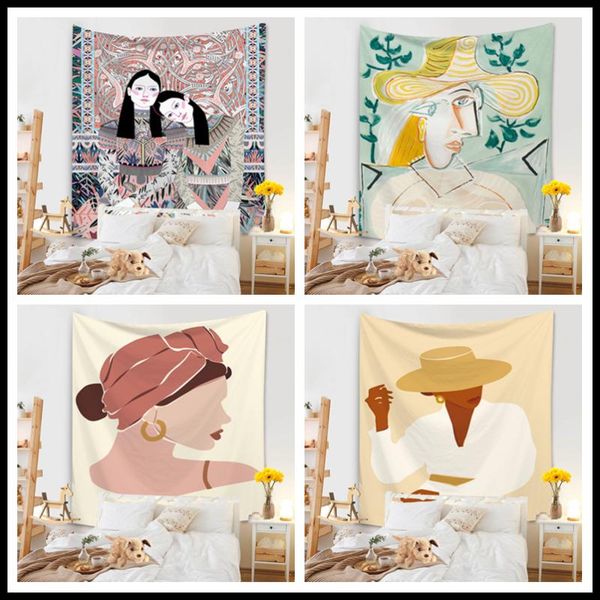 

tapestries 100% polyester modi color scene tapestry dormitory room decoration home bedroom