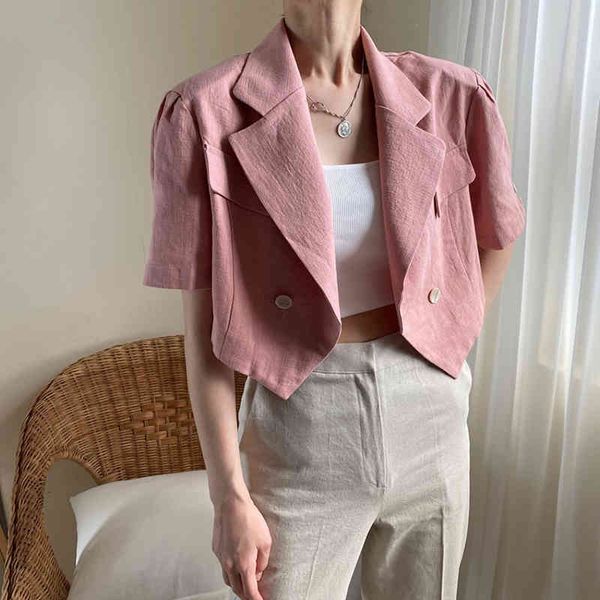 

women's suits & blazers blazer curto com entalhe, irmÃ£ fara, nova camiseta feminina de verÃ£o, cardigÃ£ manga Ãºnica, jaqueta, escrit, White;black