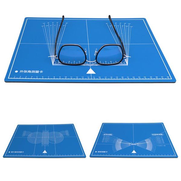 

repair tools & kits double side glasses frame adjustment lens diameter measurement pad test card external opening angle accessory