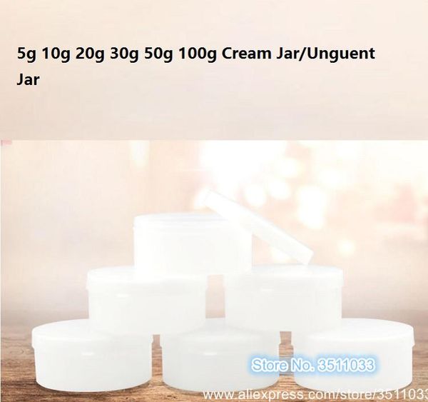 

storage bottles & jars 30g 50g 100g translucen plastic cream jar refillable cosmetic empty unguent containers 30pcs 50pcs