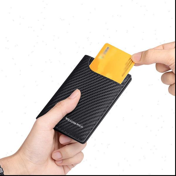

leather small card bag male ultra thin identification credit wallet drivers license case, Red;black