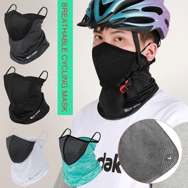 

other event & party supplies halloween masks ice silk sunscreen mask with replaceable filter breathable pollution proof outdoor travel cycli