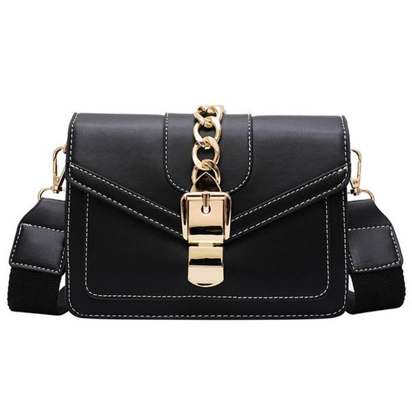 

small summer contrast color pu leather crossbody bags for women 2021 chain shoulder messenger handbags lady hand bag