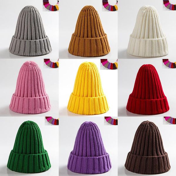 

beanies winter hat real fur hats for women fashion warm beanie solid cover head cap