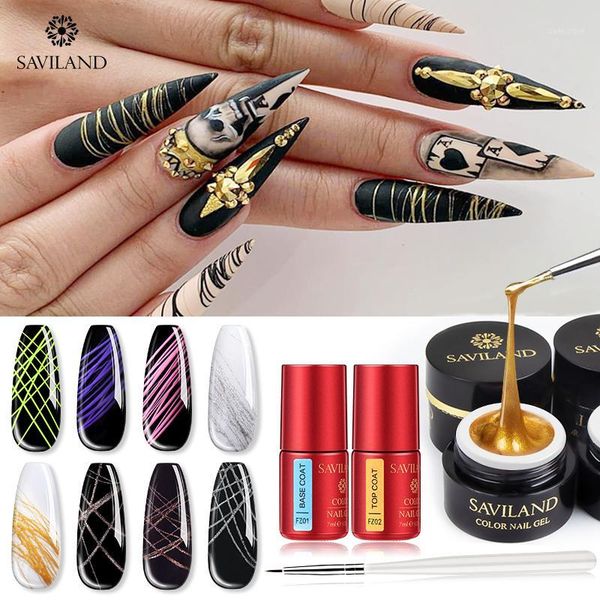 

manicure set spider gel nail glitter mirror powder wire drawing polish painting kit professional set1