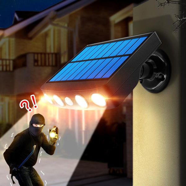 

solar lamps motion sensor light outdoor landscape wall lamp camera shape wireless security lighting decoration for garden home