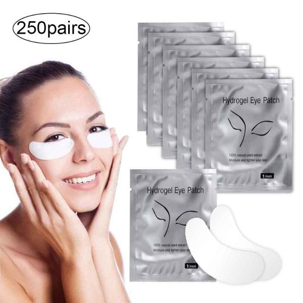 

false eyelashes 250pairs eyelash extension eye pads pillows patches for under eyes tips lint lash sticker wraps makeup tool