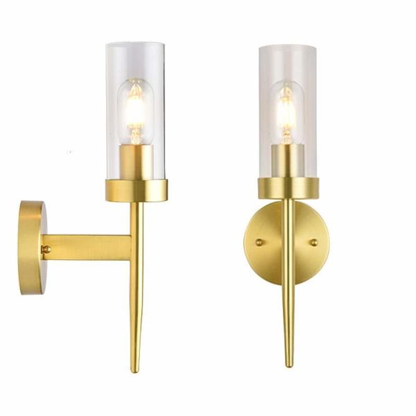 

wall lamps 2021 el industrial iron retro bedroom antique brass glass lamp deco maison light fixtures