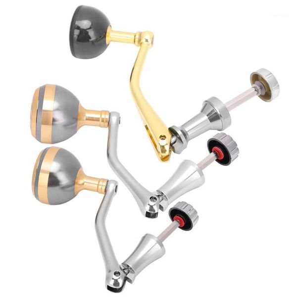 

foldable full metal rocking arm handle folding rocker spinning reel long s fishing reels accessories baitcasting1