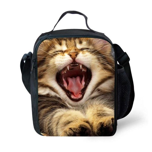 

oxford waterproof cute animal meal pack casual cross body bag organizer, Blue;pink