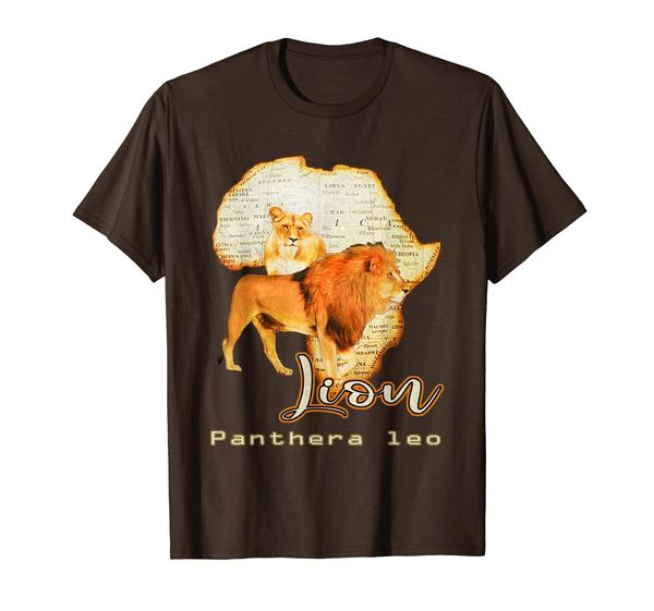 

Africa Lion Safari Savanna Wildlife Zoo Souvenir T-Shirt, Mainly pictures