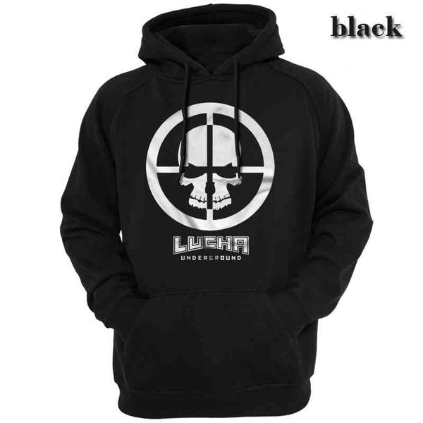 

hoodies men's & sweatshirts wrestling lucha underground kill s cool hoodie men casual apparel hooded hoody outerwear spring autumn seas, Black