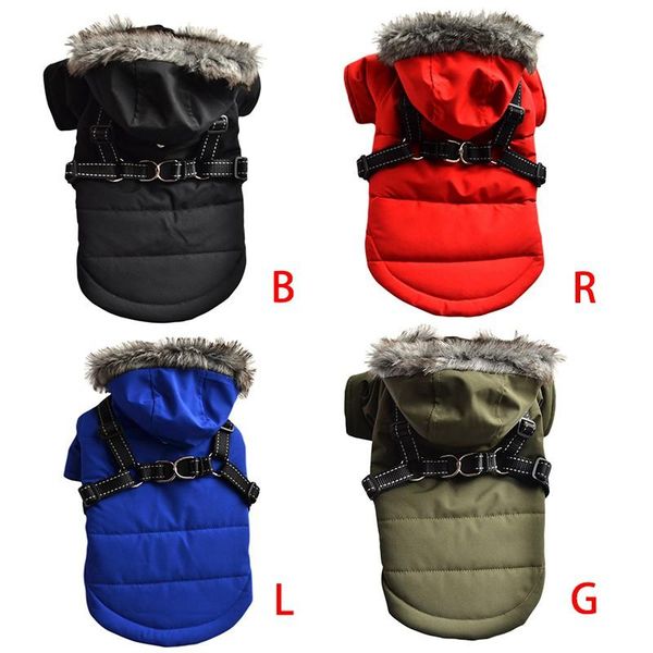 

dog apparel autumn winter dogs clothing household warm pet suit puppy chihuahua outfit coat for small medium large
