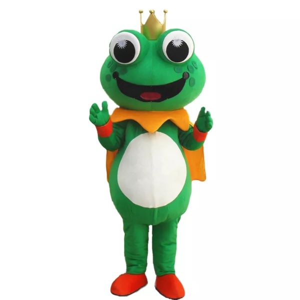 

mascot costumes frog mascot costume halloween cartoon apparel birthday party fancy costume mascotte, Red;yellow