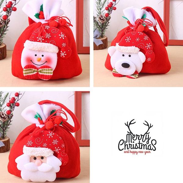 

christmas decorations 1pc candy gift bag santa home hanging pendants navidad gifts xmas decoration