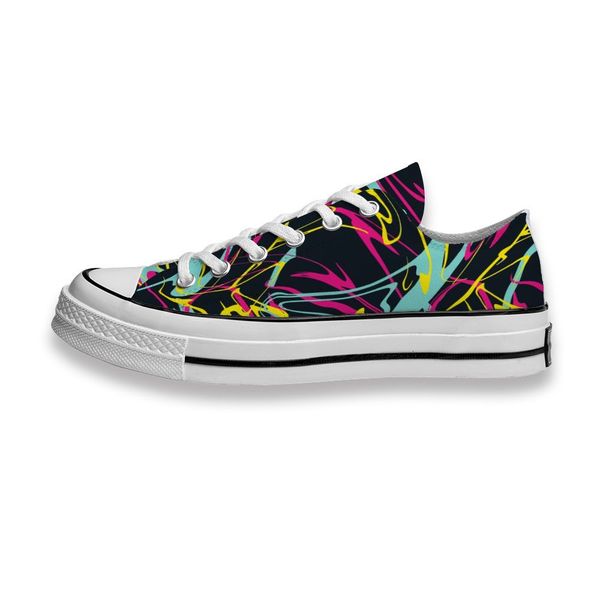 

custom printed shoes colorful stripe sneakers low mens womens skateboard sport footwear diy trainers canvas casual shoe