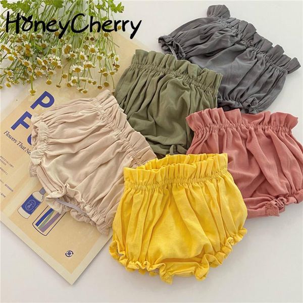 

baby cotton big pp shorts bread pants pumpkin multicolor toddler girl soft, Black