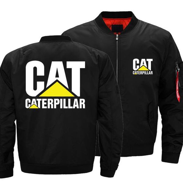 

men's jackets 2021 autumn winter flying cat logo men and women jacket coat warm windproof casual zip baseball, Black;brown