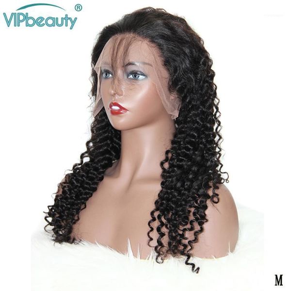 

13x4 lace front human hair wigs pre plucked hairline malaysian deep wave wig 150% density remy frontal wig1, Black;brown