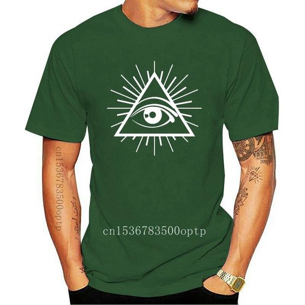 

men's t-shirts all seeing eye printed mens tshirt illuminati cult cross tee swag tumblr hip top, White;black