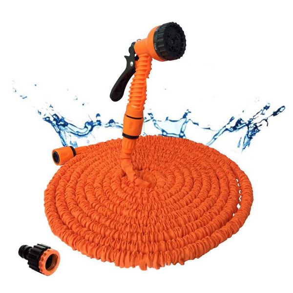 

watering equipments garden hose pipe expandable adjustable eu flexible magic with high-pressure spray gun to car wash