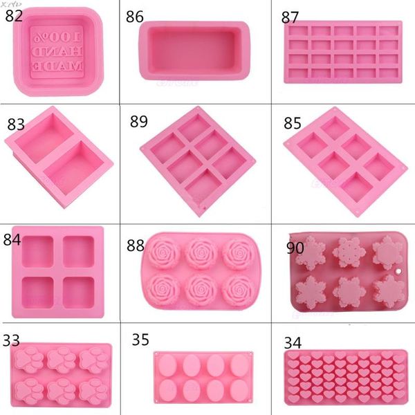 

craft tools silicone ice cube candy chocolate cake cookie cupcake molds soap mould diy 12 shape