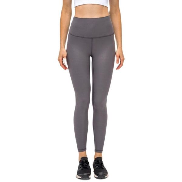

yoga outfit autumn winter women leather printed pocket pants stretch running leggings fitness cycling tight sportswear sports trousers