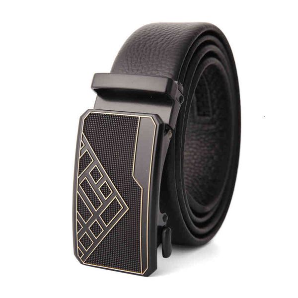 

belt new men's real leather for leisure business, Black;brown