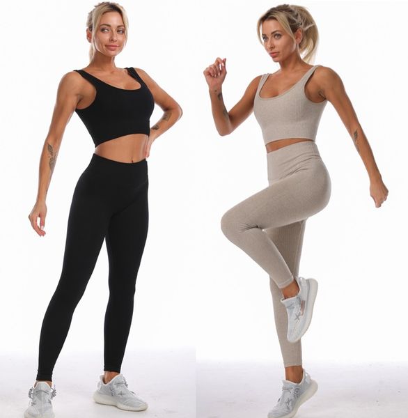 

designer yoga sportwear tracksuits fitness bra short t shirt crop leggings outdoor outfits sport pants gym wear clothing suit yogaworld run, Gray