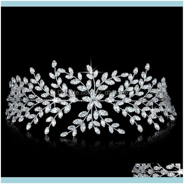 

hair jewelry jewelryhair clips & barrettes luxury bridal crown hairband fashion tiaras wreath wedding headwear with zirconia aessories women, Golden;silver