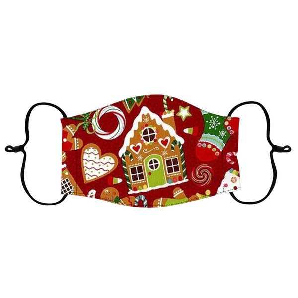 

3d wash christmas cotton digital printing with pm2.5 dust proof ice mask