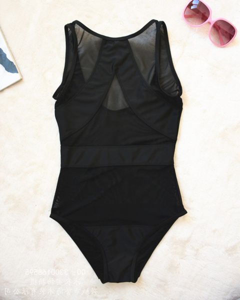 

ms swimsuit one piece bikini mesh women's swimsuit, White;black