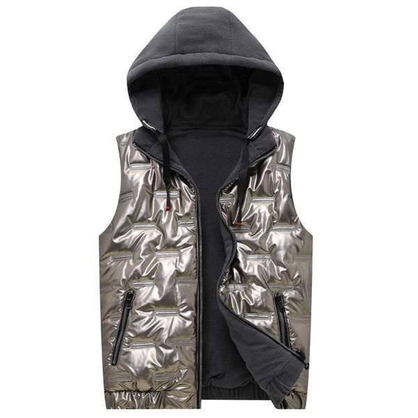 

men's vests patchwork sleeveless jacket fashion black blue for 2021 waistcoat casual spring autumn outdoors, Black;white
