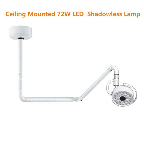 

ceiling mounted 72w led examination light shadowless lamp dental department pet clinic operation portable lanterns
