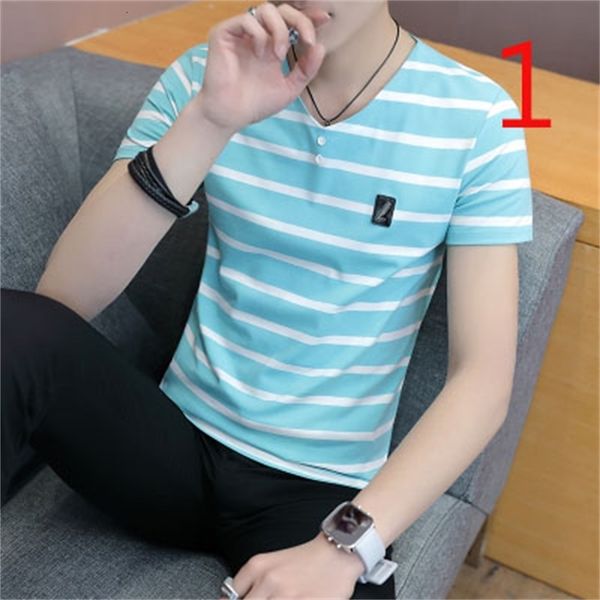 

men's t-shirts summer boys short t-shirt loose half sleeve kowf, White;black