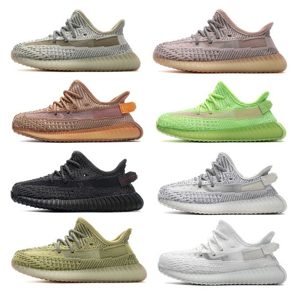 

find v2 infant shoes baby boy girl little kids children sneakers lundmark synth static black reflective clay gid white with box