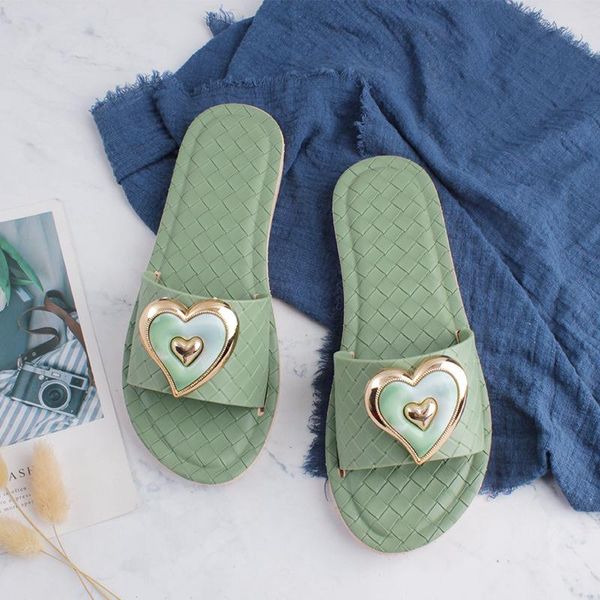 

slippers summer women outdoors fashion casual flat woman outer wear, Black