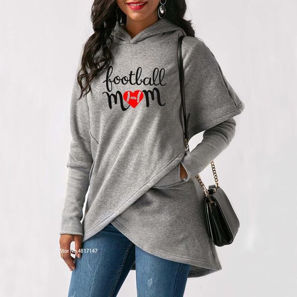 

women's hoodies & sweatshirts funny mom letter print women kawaii femmes mother gift spring autumn winter artist cotton sweatshirt, Black