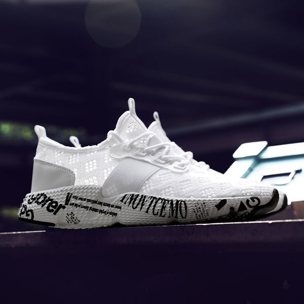 

fashion white black grey women mens trainers running shoes size eur 39-44 summer breathable jogging sports sneakers cod: lx34-g07