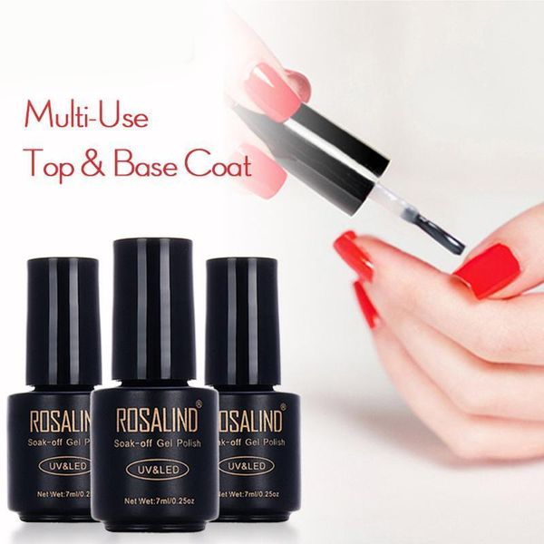 

2pcs coat & base set uv diamond nail gel polish primer art accessories1, Red;pink