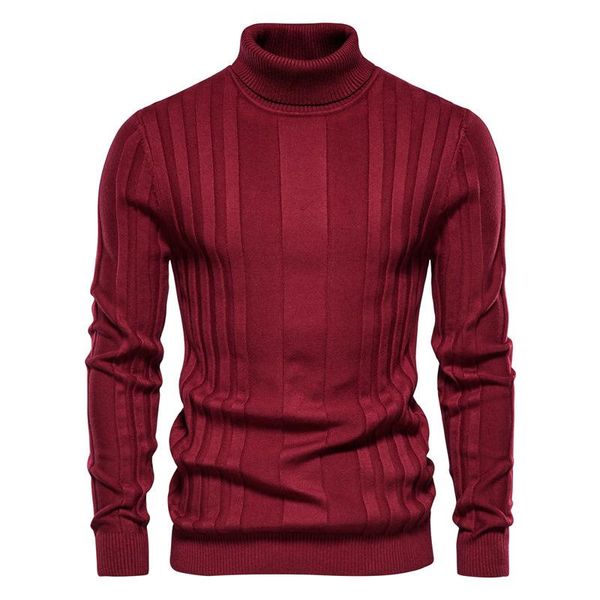 

men's sweaters color fashion 2021 winter solid men turtleneck shirt knitted sweater casual pullover mens cotton slim knitwear jacquard, White;black